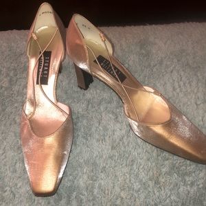 Stuart Weitzman Gold Evening Heel